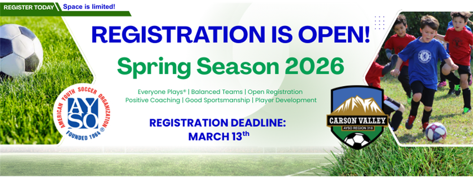 Spring 2026 Registration Open!