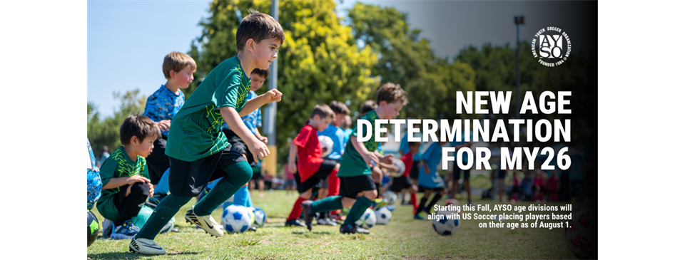 New AYSO Age Divisions